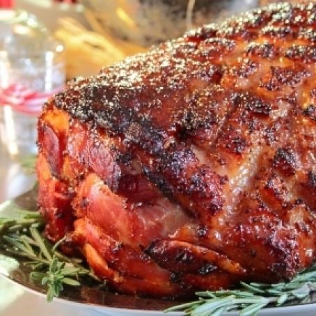 Maple-Glazed Ham