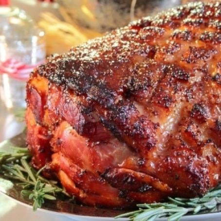 Maple-Glazed Ham