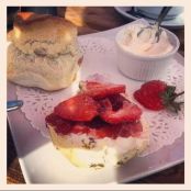 Clotted Cream and Jam Scones