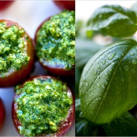 Pesto Stuffed Tomatoes