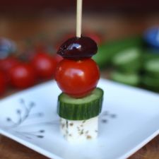 Greek Salad Skewers