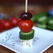 Greek Salad Skewers