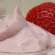 Strawberry mousse