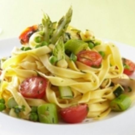Chilli Garlic Pasta with Asparagus