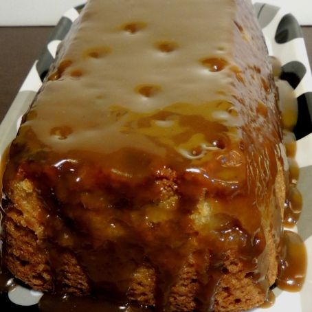 Apple Cake with Butterscotch Sauce