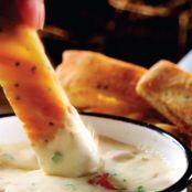 Roast Red Pepper Mozzarella Fondue