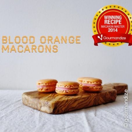 Blood Orange Macarons
