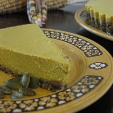 Raw pumpkin (ish) pie