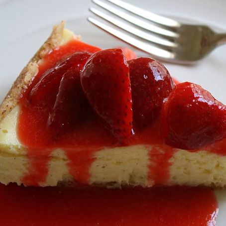 The Best Strawberry Cheesecake