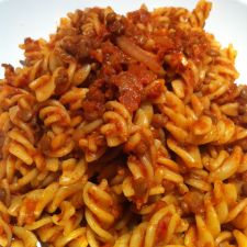 Lentil ragout Bolognese