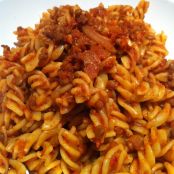 Lentil ragout Bolognese