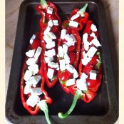 Sweet Red Peppers with Feta and Pesto - Step 4