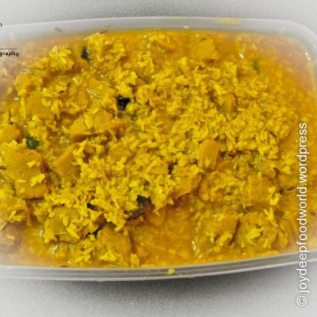 Coconut Soya ( Soya chunk with Coconut Curry)