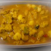 Soya Korma ( Soya Nuggets in Curry)