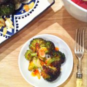 Roasted Broccoli with Toasted Almonds and a Smoky Paprika Dressing - Step 4