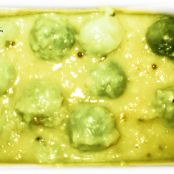 Lentil Soup with Brusselsprouts (Moog Musur Bilati Bandhakopi Dal )