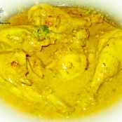 Malai Posto Chicken ( Chicken in Coconut Milk and Poppy seeds)