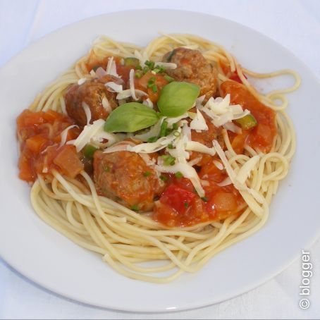 Italian Meat Balls in Tomato Sauce