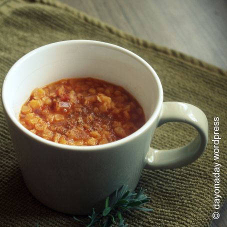 Chickpea and Tomato Soup with Cinnamon