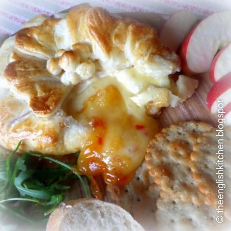 Jalapeno Pepper Jam Baked Brie