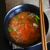 Kimchi Egg Drop Soup