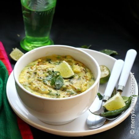 Indian Lentils Soup With Fenugreek Leaves