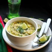 Indian Lentils Soup With Fenugreek Leaves