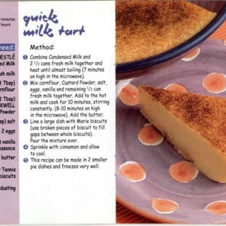 Milk Tart