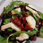 Snacks, Starters, and Nibbles - Moz and Chorizo Salad