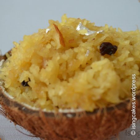 Sweet Coconut-Jaggery Rice