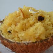 Sweet Coconut-Jaggery Rice