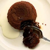 Mocha fondant puddings