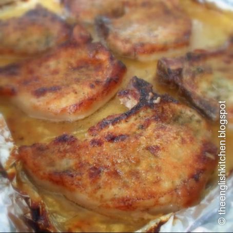 Oven Baked Breaded Pork Chops