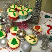 Christmas Eggnog Cupcakes - Step 2