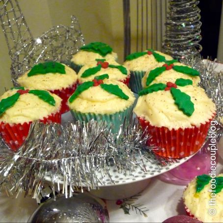 Christmas Eggnog Cupcakes