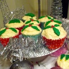 Christmas Eggnog Cupcakes