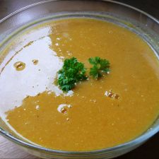 Curried Sweet Potato & Lentil Soup