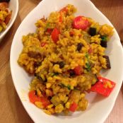 Rice - Paella con verduras y jamon serrano