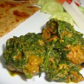 Pakistani Palak Gosht (Meat & Spinach curry)