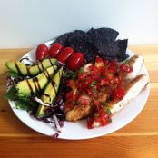 Grilled chicken with Pico de Gallo