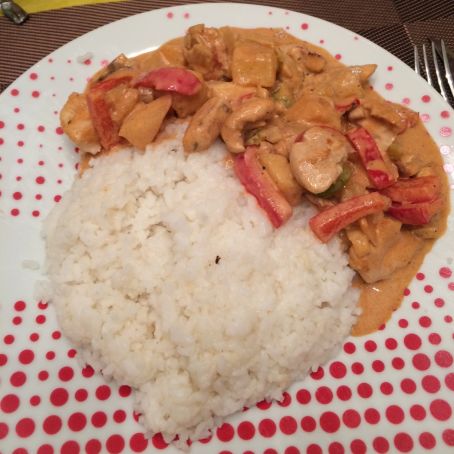 Mango chicken curry