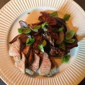 Lamb with Roasted Red Onions and Basil (Nigellissima)