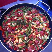 Camping Paella for a Crowd