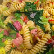 Bacon & Cabbage Pasta with Chilli