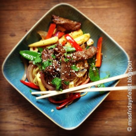Honey & Soy Beef with Sesame Oil