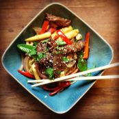 Honey & Soy Beef with Sesame Oil