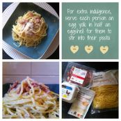 No fuss spaghetti carbonara