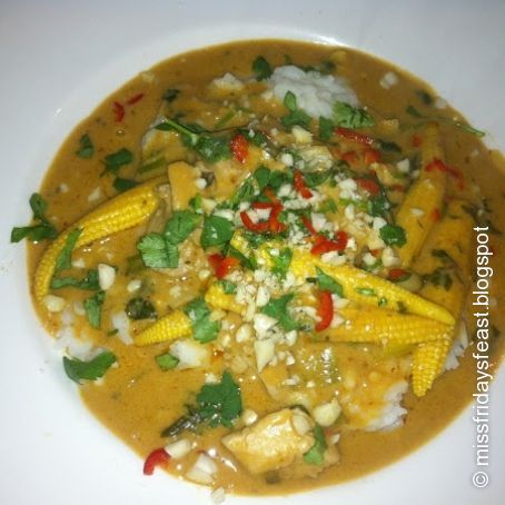 Thai Peanut Curry with Chicken