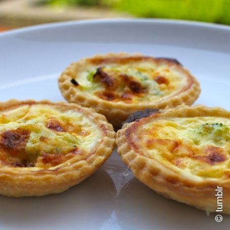 mini individual quiches.