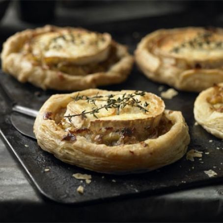 Leek & goat's cheese tartlets